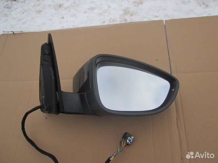 Зеркало правое 13 кон Volkswagen Passat B7 2011-15