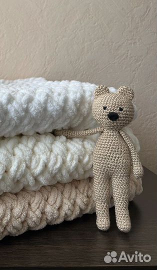 Мягкая игрушка Мишка амигуруми