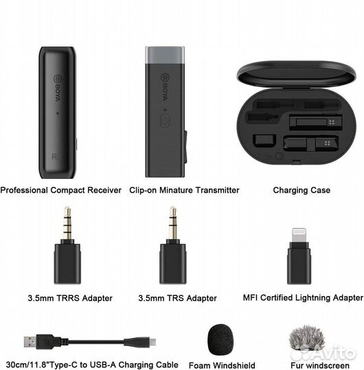 Беспроводной микрофон BY-WM3D