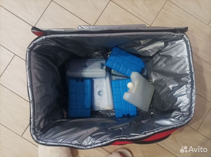 Сумка холодильник с хладоэлементами (9 шт)