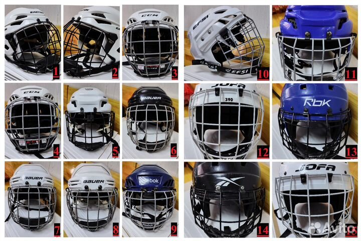 Хоккейная форма: Шлем Краги Нагрудник Шорты Щитки