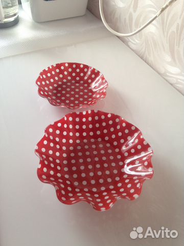 Новый набор салатников из 2-х предметов (Стекло)