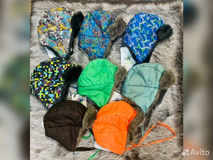 Шапка ушанка для мальчика 48 размера