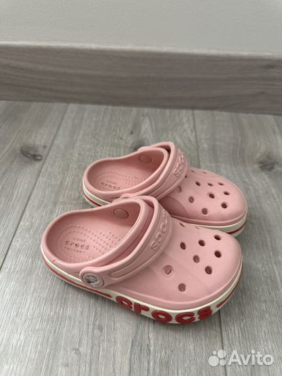 Crocs сабо с8 розовые
