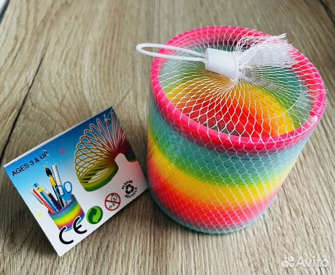 Пружинка радуга, слинки, радуга-дуга