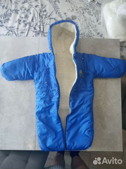 Конверт утеплённый для новорожденных