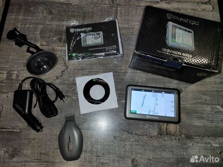 Навигатор prestigio geovision 4055 комплект