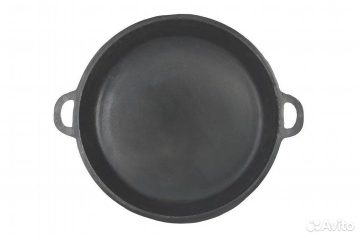 Крышка-сковорода чугунная под казан 10 литров (36