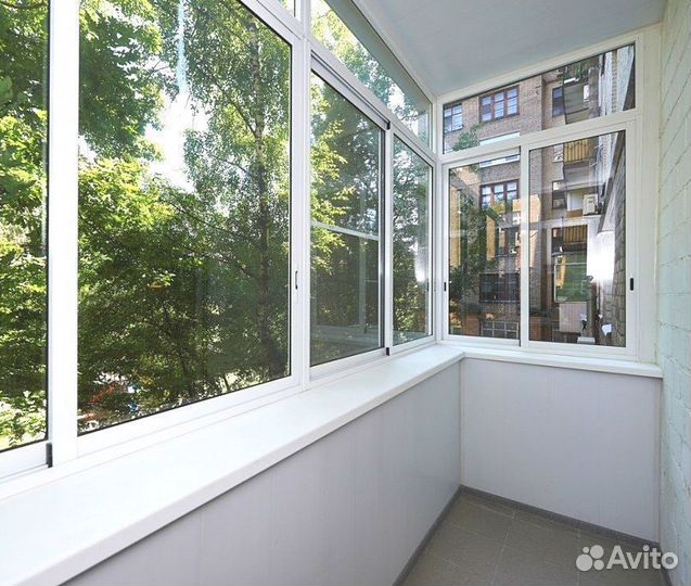 Алюминиевое остекление балконов и лоджий