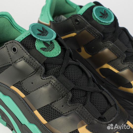 Кроссовки Adidas Niteball Black / Green Ftwr