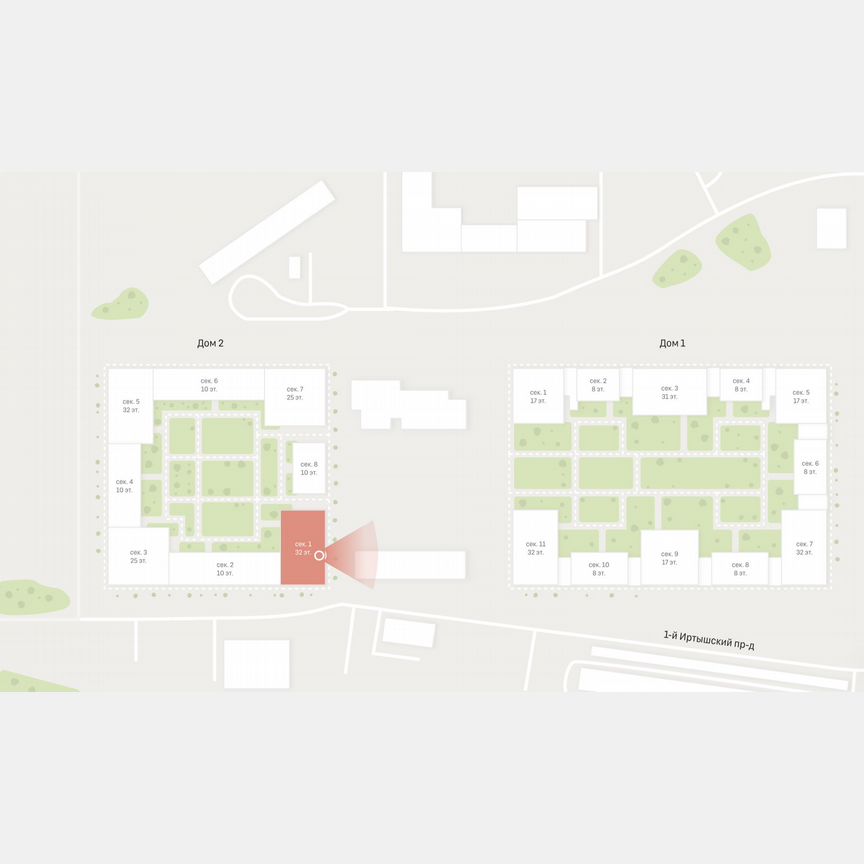 1-к. квартира, 35,8 м², 10/31 эт.