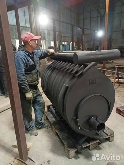 Печи отопительные булерьян 4мм от 100мкуб-3000мкуб