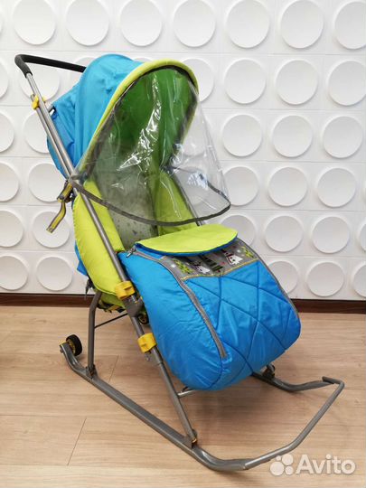 Детские санки-коляска 