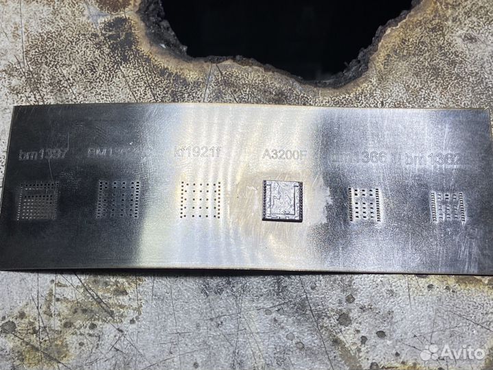 Трафарет для реболла asic чипов 6 в 1