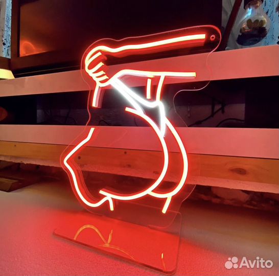 Неоновая вывеска на заказ Рекламная вывеска