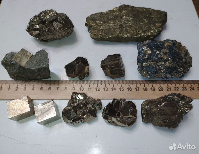 Пирит кристаллы