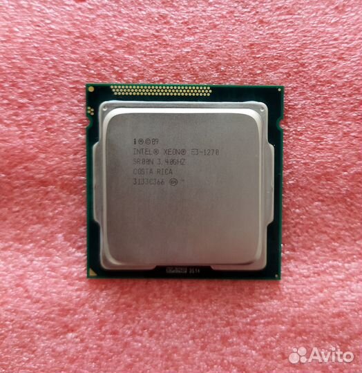 Процессор xeon E3 1270 LGA 1155 аналог i7 2600