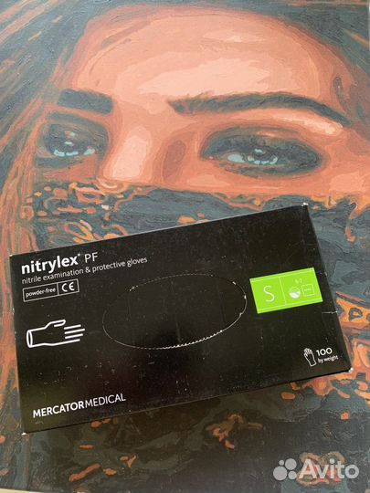 Перчатки виниловые/нитриловые