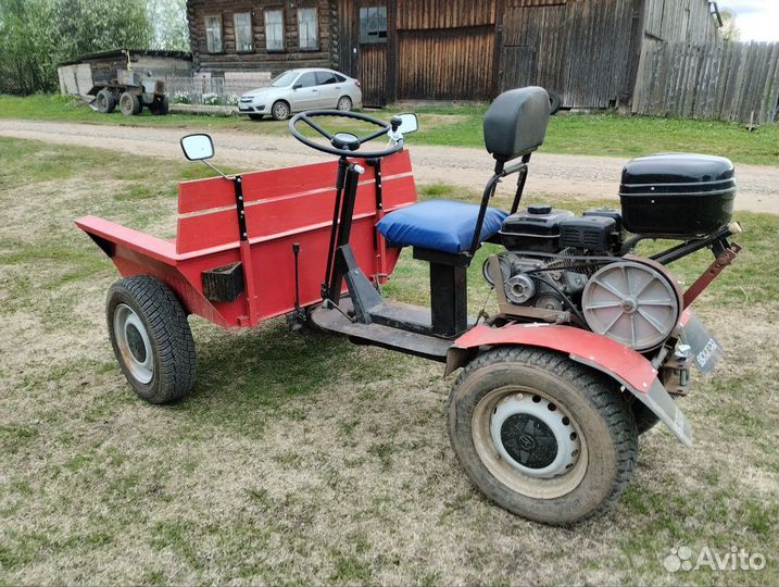 Мотоблок с передним адаптером