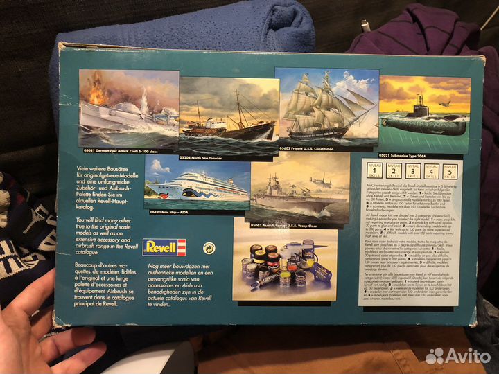 Модель revell 1:110 h.m.s. Bounty