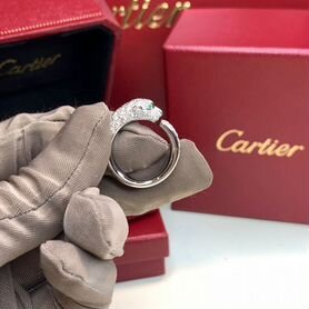 Cartier panthere кольцо белое золото