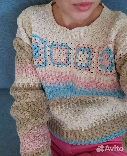 Вязаный свитер Pinterest