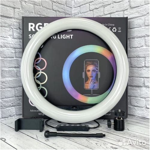 Кольцевая лампа RGB