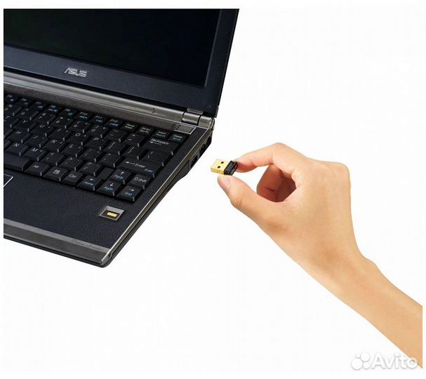 Bluetooth адаптер asus USB-BT500, черный