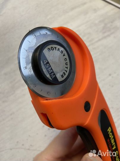 Нож раскройный дисковый для резки кожи ткани