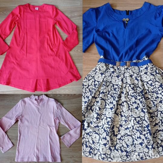 Много детской и школьной одежды