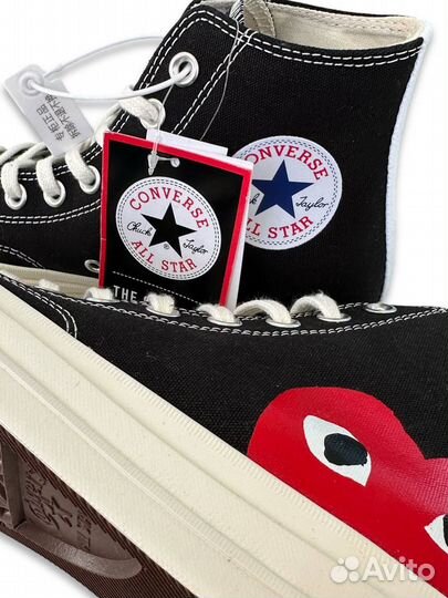 Кеды Converse Comme Des Garcons Play р. 40