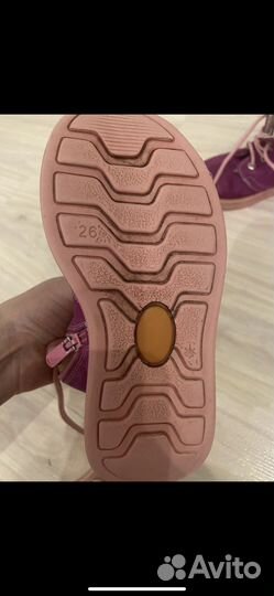 Ботинки демисезонные для девочки 26 размер