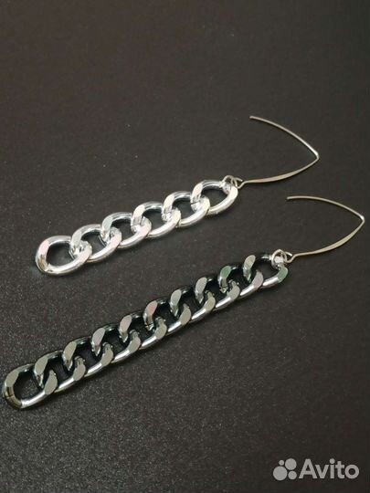 Серьги цепочки