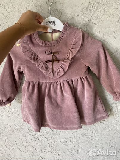 Платье утепленное 74