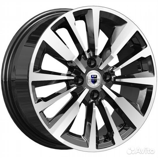 K&K Эрман : 6,5x16 4*100 Et:37 Dia:60,1 алмаз чёрн