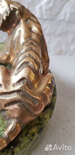 Тигр бронза,пепельница