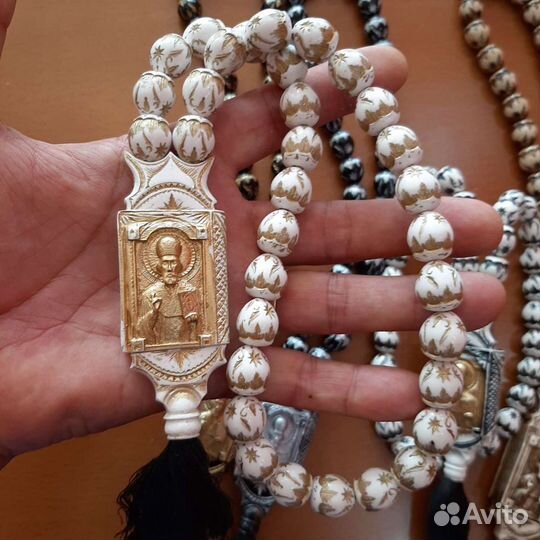 Чётки ручной работы.Николай Чудотворец