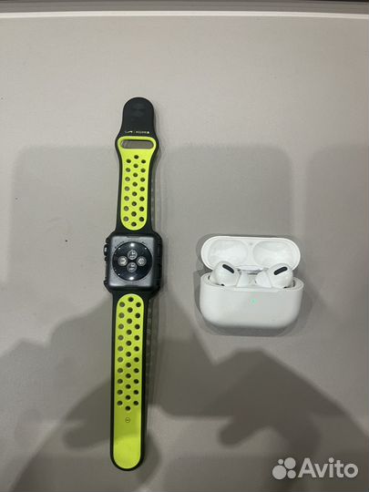 Apple watch и airpods pro