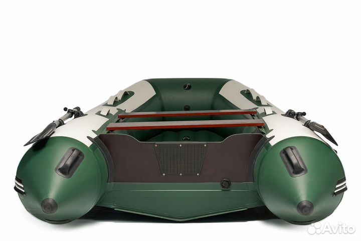Лодка mishimo lite 350 (бело-зеленая)