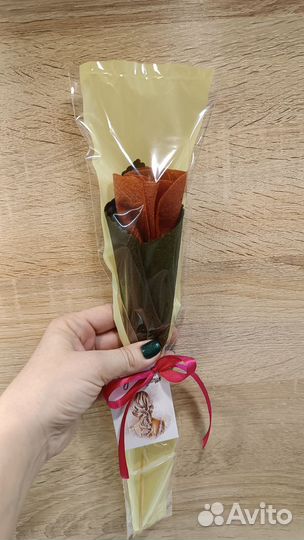 Роза из пастилы/ цветы