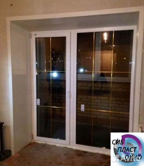 Окно пвх французское