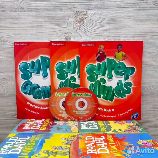 Набор Super Minds 4 + Super grammar 4