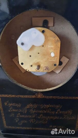 Настольные часы Весна. Роспись