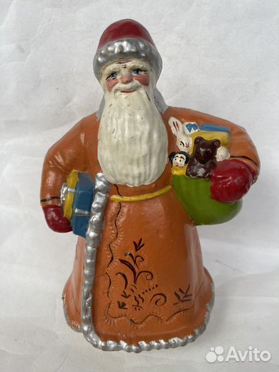 Советский Дед Мороз Папье-Маше 1950г СССР