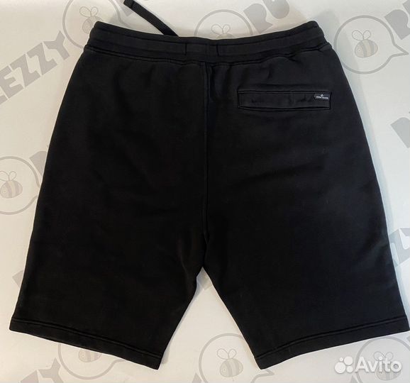 Шорты stone island block bermuda shorts black