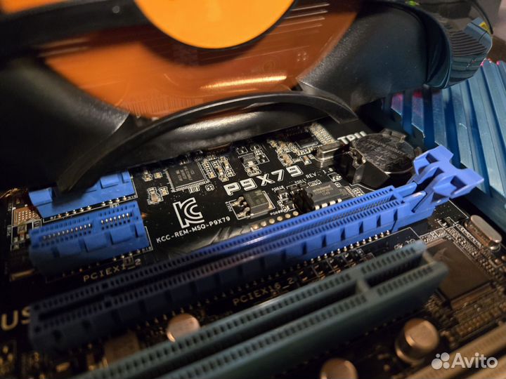 Комплект asus p9x79 i7 3820 2011 охлаждение