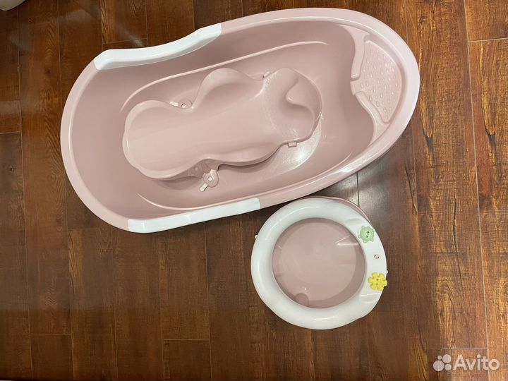 Ванночка для купания с гамаком и круг для купания