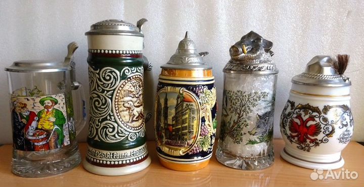 Пивные кружки и бокалы