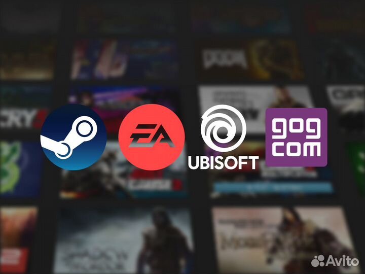 Покупка игр Steam / EA App / Ubisoft / Gog