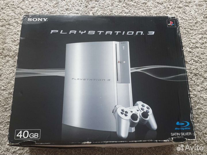 Sony PS3 40 gb satin silver